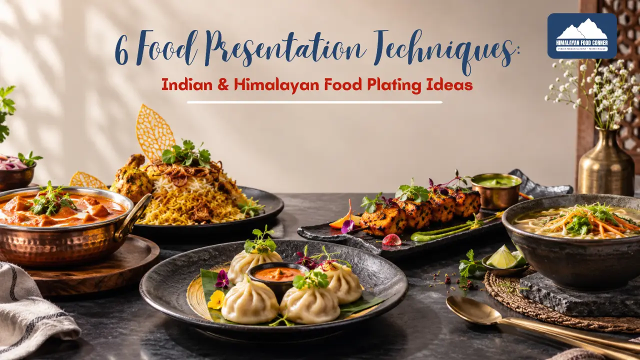 Indian and Himalayan food plating ideas