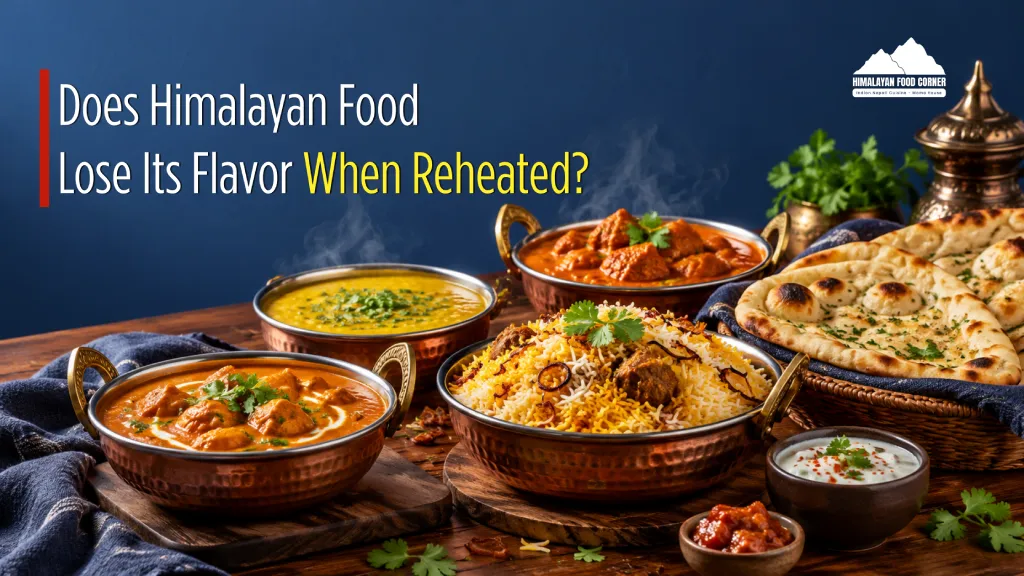 Does Himalayan food lose its flavor when reheated?